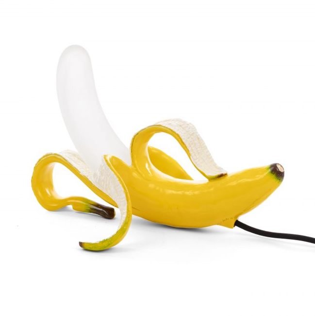 Лампа Seletti Banana Lamp Yellow Huey Design: Studio Job Желтый в Екатеринбурге | Loft Concept 