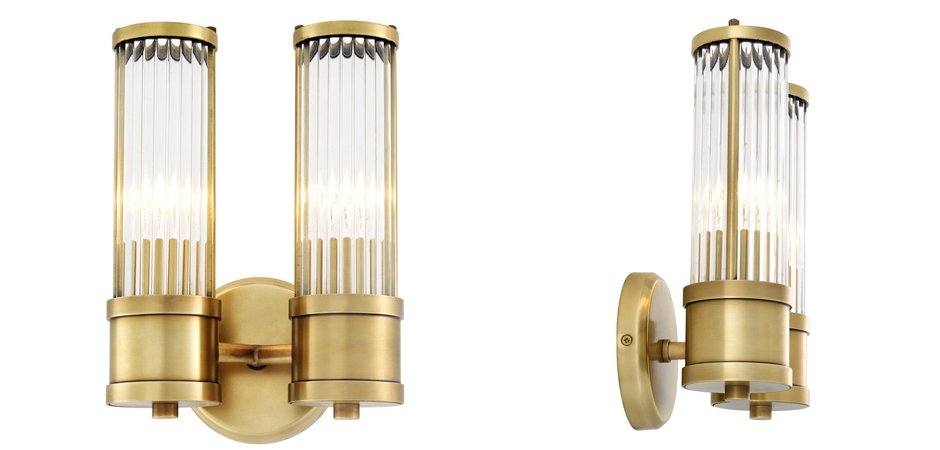 Бра Wall Lamp Claridges Dual Brass - Loft-Concept в Екатеринбурге