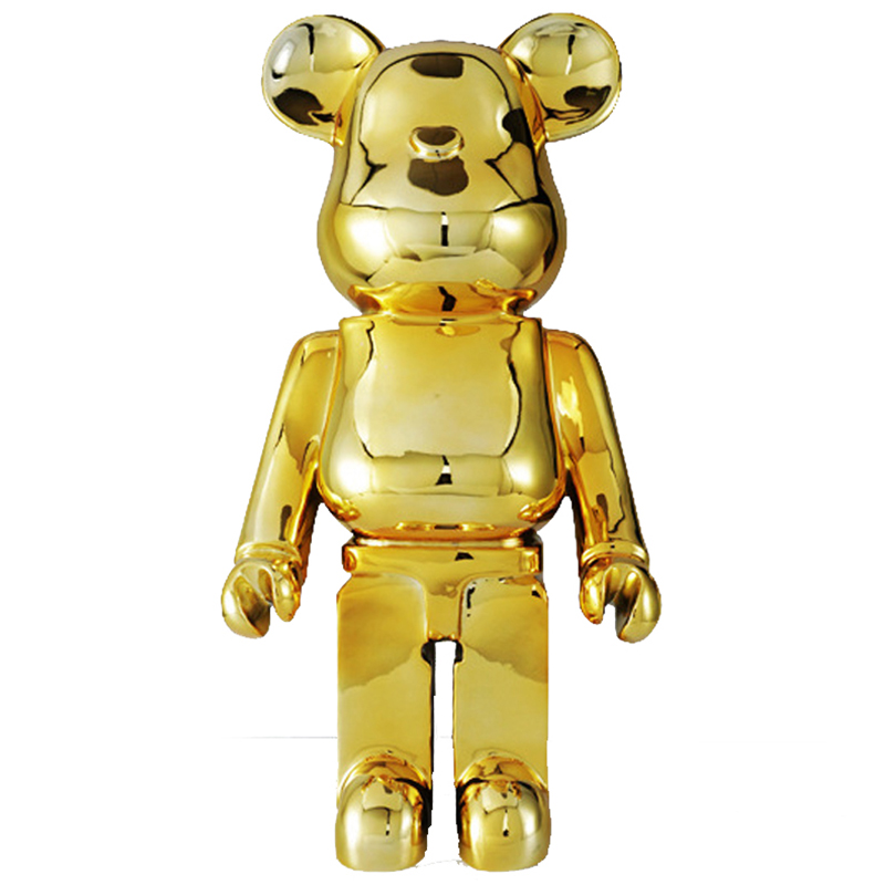 Статуэтка Bearbrick Gold Глянцевое золото в Екатеринбурге | Loft Concept 