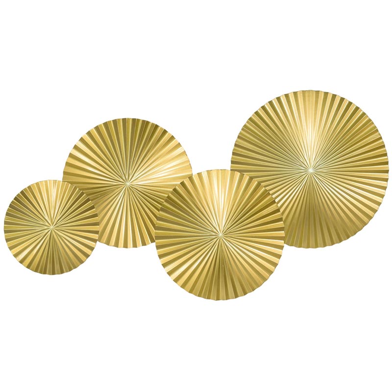 Арт-объект Apollo Gold Wall Plaque Disc 4 Золотой в Екатеринбурге | Loft Concept 