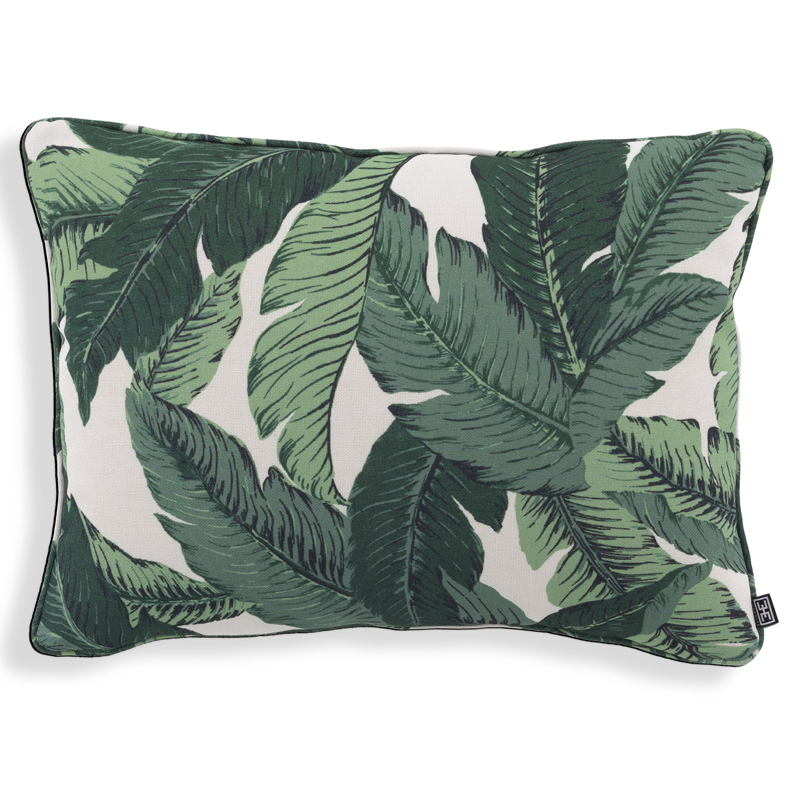 Подушка Eichholtz Pillow Mustique s Белый Зеленый в Екатеринбурге | Loft Concept 