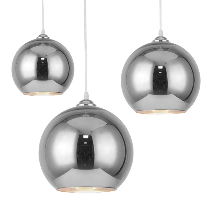 Подвесной светильник SILVER mirror shade modern pendant Хром в Екатеринбурге | Loft Concept 