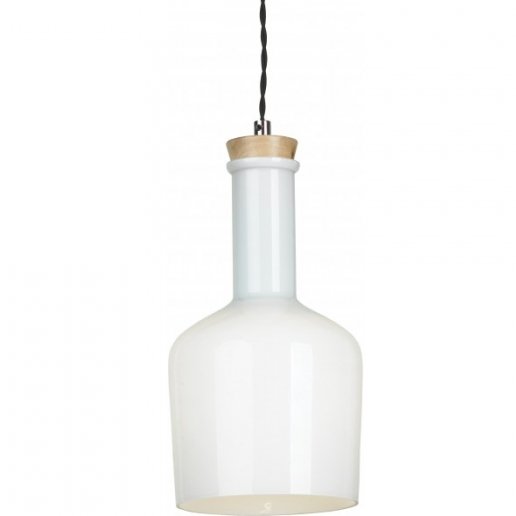 Подвесной светильник Glass Bottle Light 2 Белый в Екатеринбурге | Loft Concept 