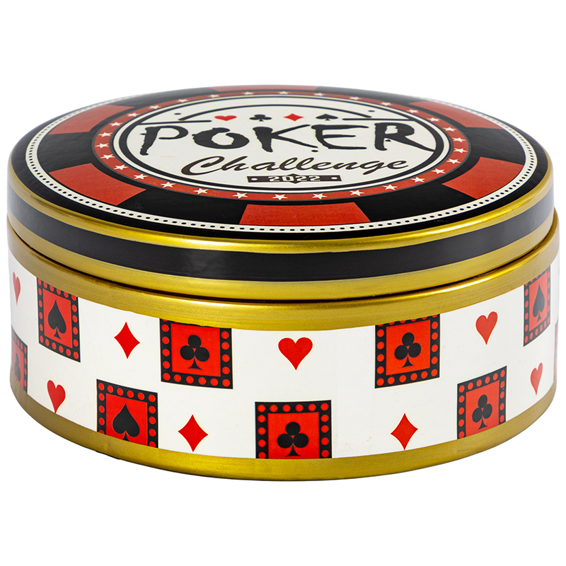 Шкатулка Poker Collection Box Золотой Белый Черный Красный в Екатеринбурге | Loft Concept 