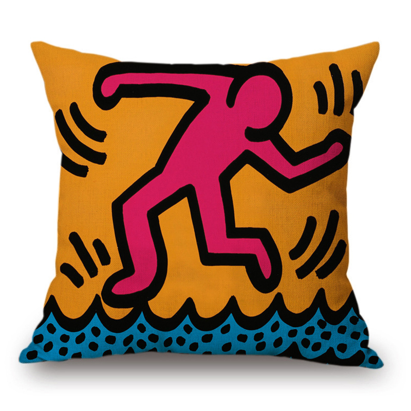 Подушка Keith Haring 4 Мульти в Екатеринбурге | Loft Concept 