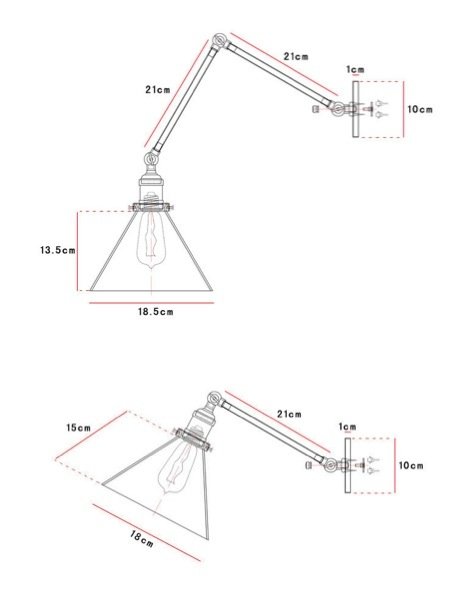 Бра Gloce Cone Shade Loft Industrial Glass в Екатеринбурге