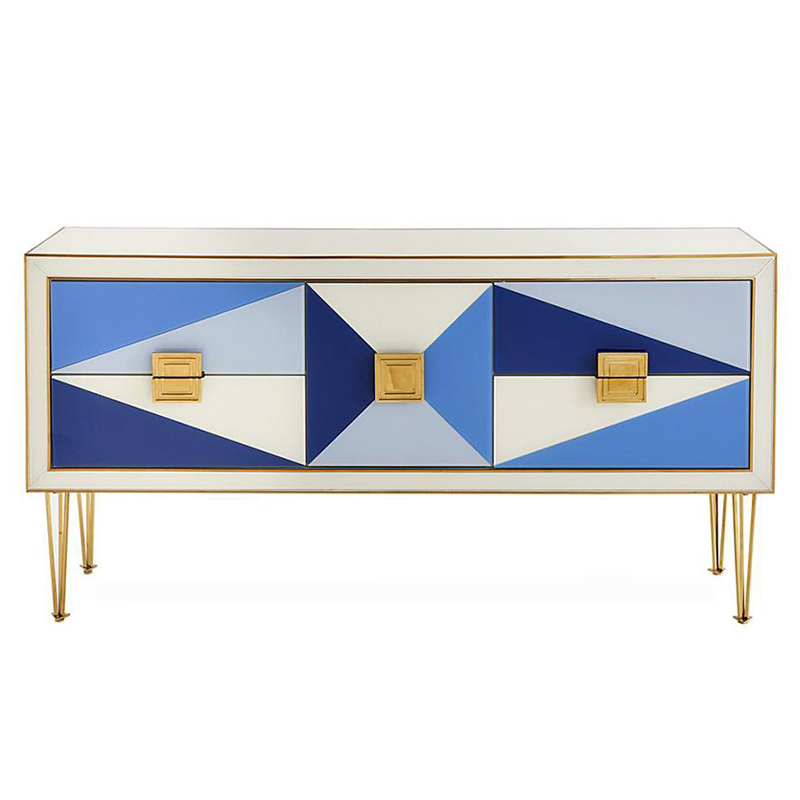 Комод JONATHAN ADLER HARLEQUIN CREDENZA - BLUE Мульти в Екатеринбурге | Loft Concept 