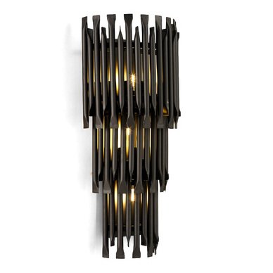 Бра MATHENY III WALL LAMP by DELIGHTFULL Black Черный матовый в Екатеринбурге | Loft Concept 