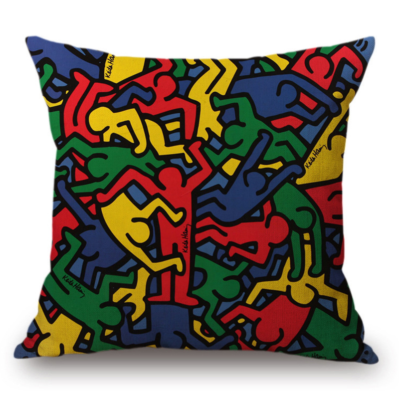 Подушка Keith Haring 16 Мульти в Екатеринбурге | Loft Concept 