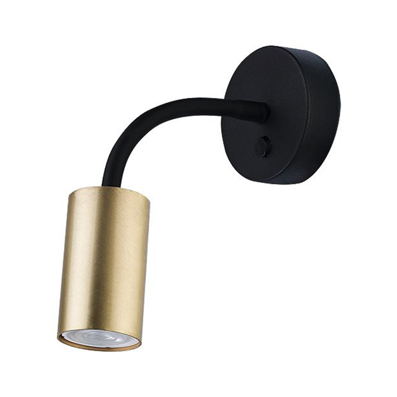 Бра Noor Spot Wall Lamp brass Латунь Черный в Екатеринбурге | Loft Concept 