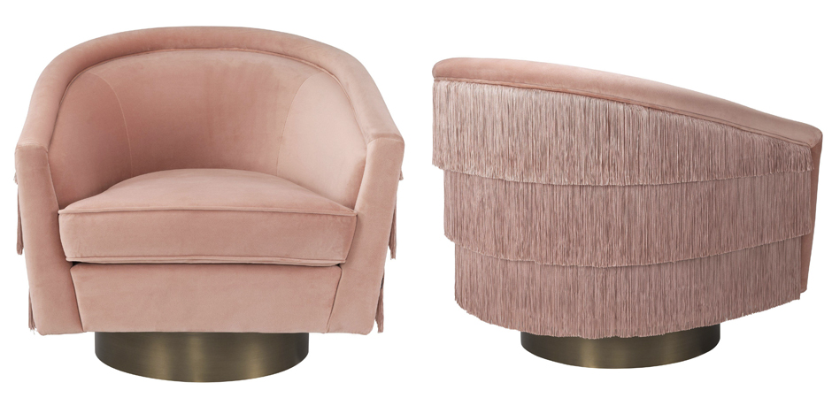 Кресло Eichholtz Swivel Chair Le Vante Savona nude Кресло Eichholtz Swivel Chair Le Vante Savona nude - Loft-Concept в Екатеринбурге