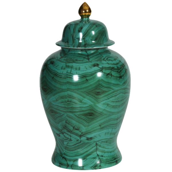 Ваза с крышкой Malachite Vase Малахит в Екатеринбурге | Loft Concept 