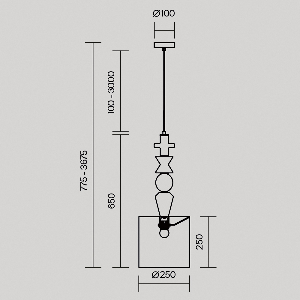 Подвесной светильник Comforty Е27 в Екатеринбурге