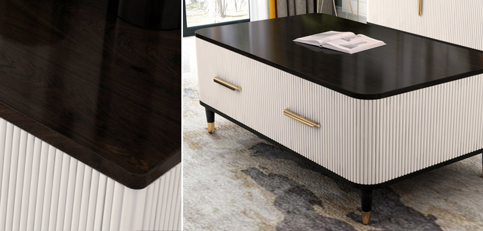 Birmingham Textured Coffee Table White Birmingham Textured Coffee Table White - Loft-Concept в Екатеринбурге