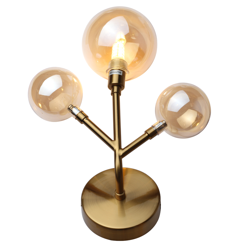 Бра Berries Trio Sconce bronze Бронза Прозрачный в Екатеринбурге | Loft Concept 