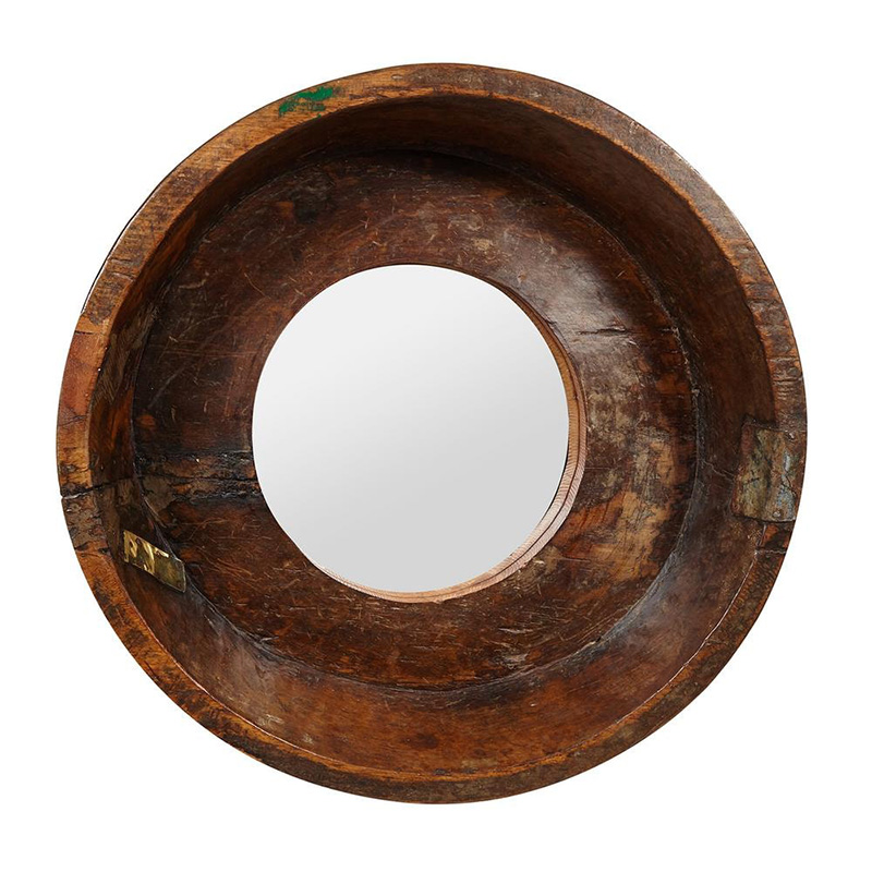 Зеркало Antique Indian Mango Wood Mirror Коричневый в Екатеринбурге | Loft Concept 