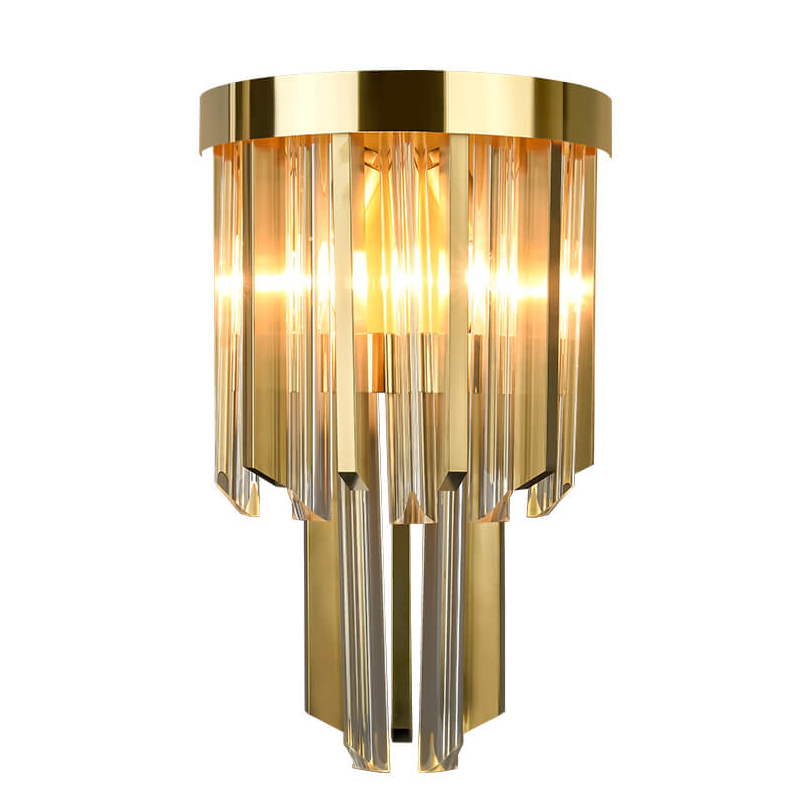 Бра Zacaria Sconce Золотой Прозрачный (Transparent) в Екатеринбурге | Loft Concept 