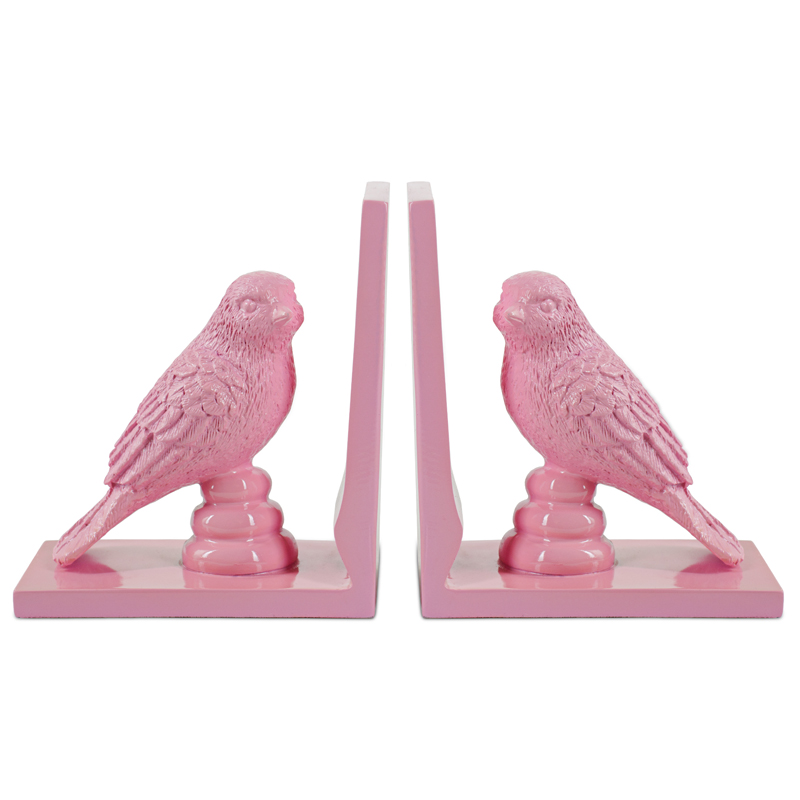 Держатель для книг Pink Birds Book Holder Розовый в Екатеринбурге | Loft Concept 