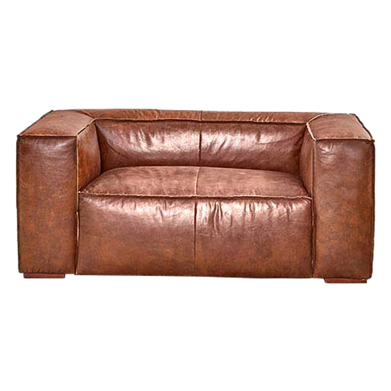 Диван Leather Softness Sofa Коричневый в Екатеринбурге | Loft Concept 