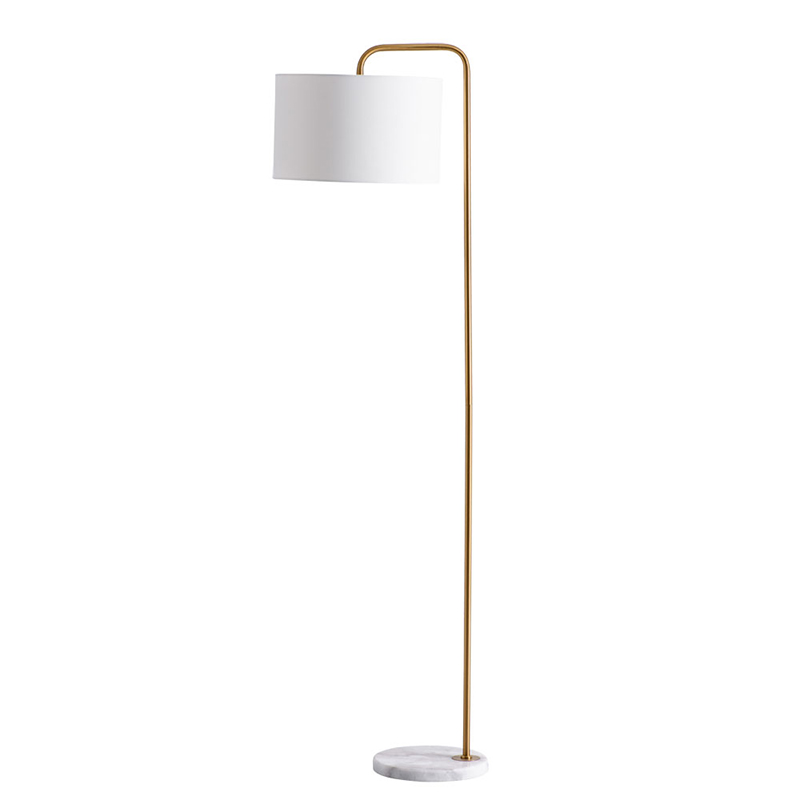 Торшер Randers Floor Lamp Белый Золотой в Екатеринбурге | Loft Concept 