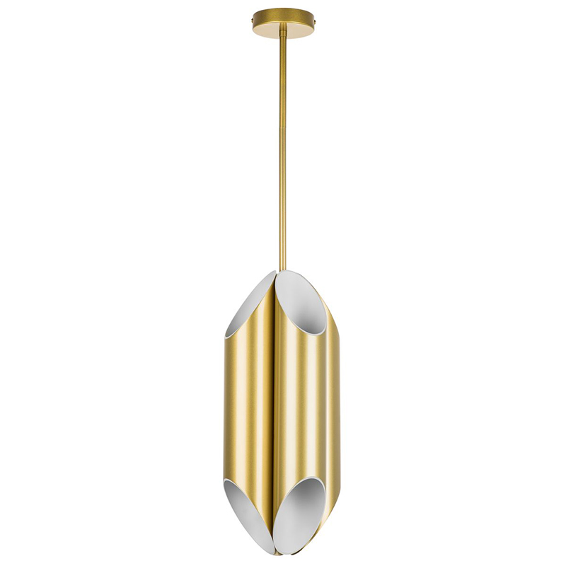 Подвесной светильник Garbi Gold Pipe Organ Hanging Lamp Золотой Белый в Екатеринбурге | Loft Concept 