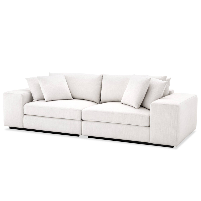 Диван Eichholtz Sofa Vista Grande white Белый Черный в Екатеринбурге | Loft Concept 