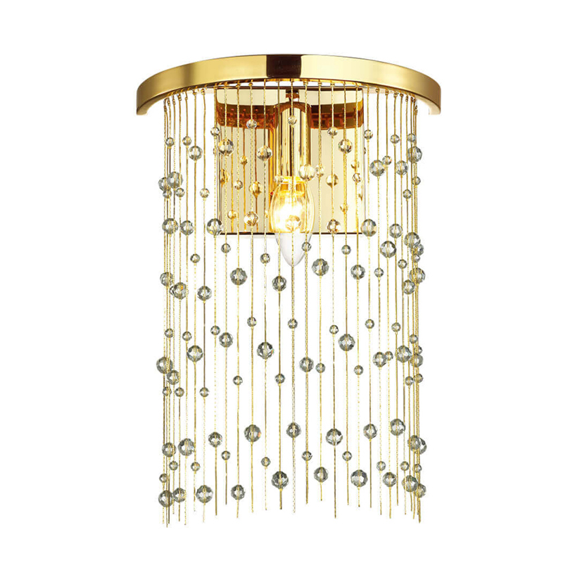 Бра Hailstorm Rain Wall lamp gold Прозрачный (Transparent) Золотой в Екатеринбурге | Loft Concept 