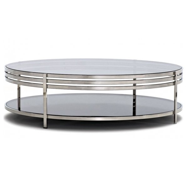 Столик Ula Round coffee table ULA002 Нержавеющая сталь в Екатеринбурге | Loft Concept 