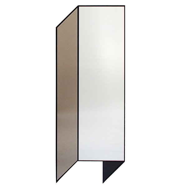 Зеркало Bower Fold Floor Shape Mirror Прозрачный Черный Серый в Екатеринбурге | Loft Concept 