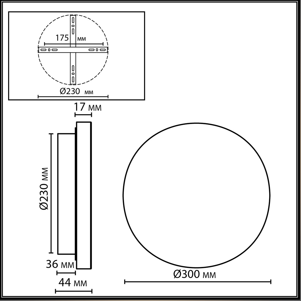Бра круглое натуральная Пробка Natural Cork в Екатеринбурге