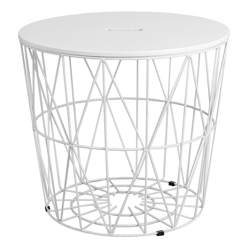 Приставной стол Cambria Side Table white Белый в Екатеринбурге | Loft Concept 