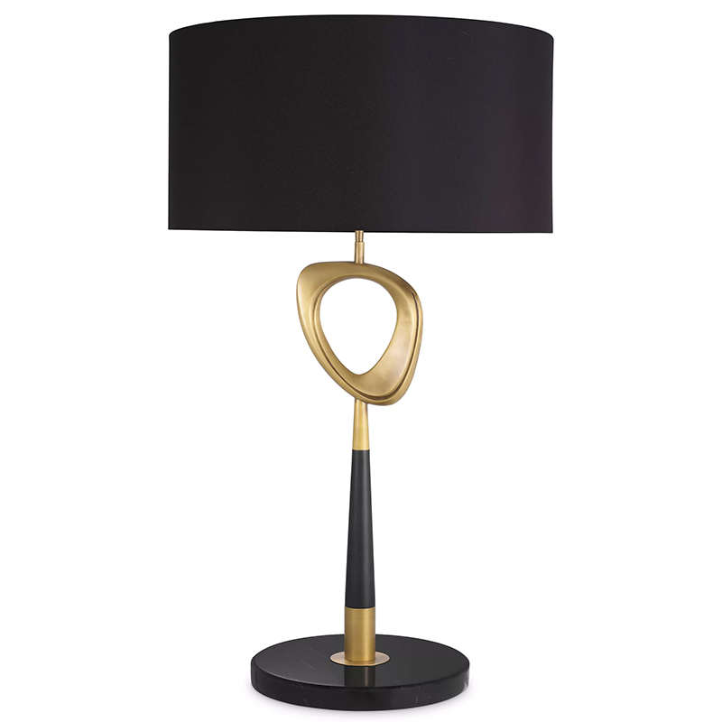 Настольная лампа Eichholtz Table Lamp Celine Латунь Черный в Екатеринбурге | Loft Concept 