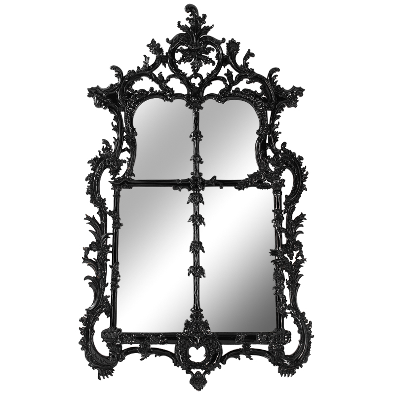 Зеркало Emblemes Mirror Black Wood Черный в Екатеринбурге | Loft Concept 