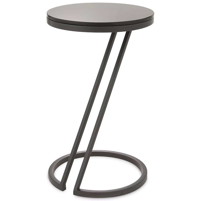 Приставной стол Eichholtz Side Table Falcone Black Черный в Екатеринбурге | Loft Concept 