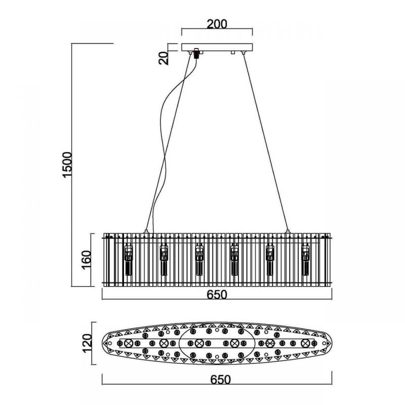 Люстра Board Chandelier в Екатеринбурге