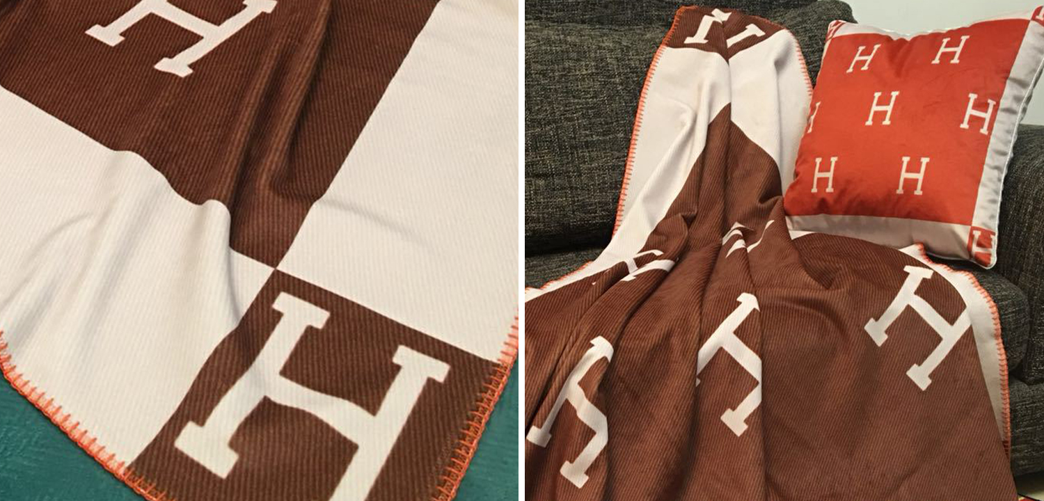 Плед Hermes Avalon Plaid Coffee - фото