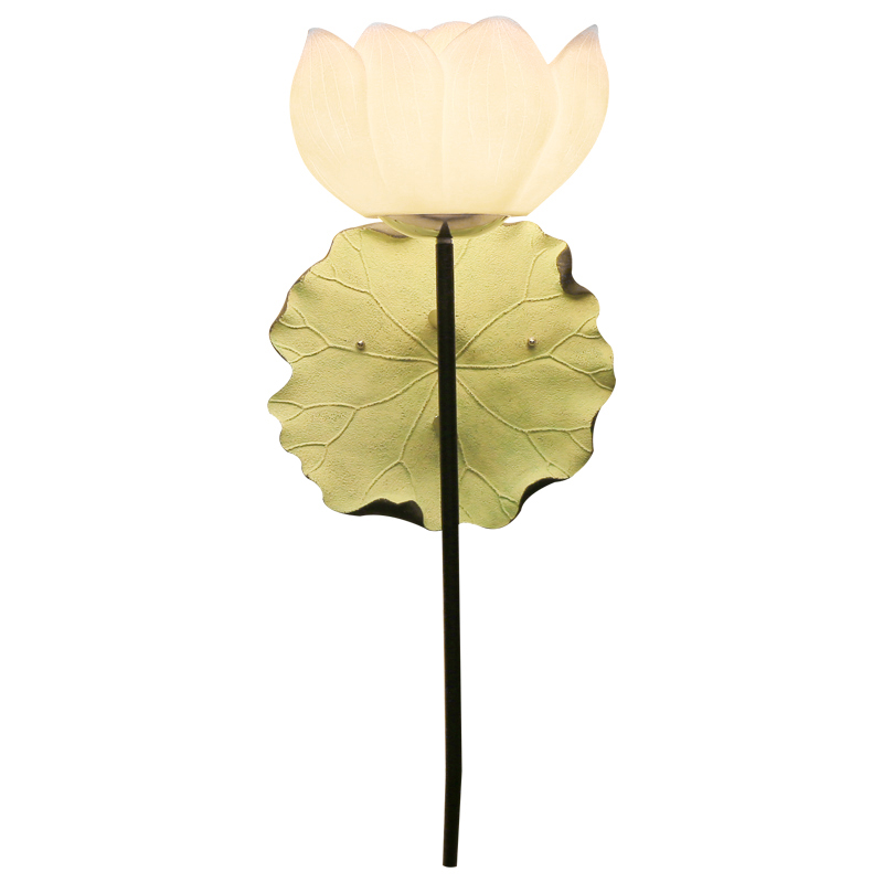 Бра White Lotus Flower Sconce Белый Зеленый шалфей в Екатеринбурге | Loft Concept 