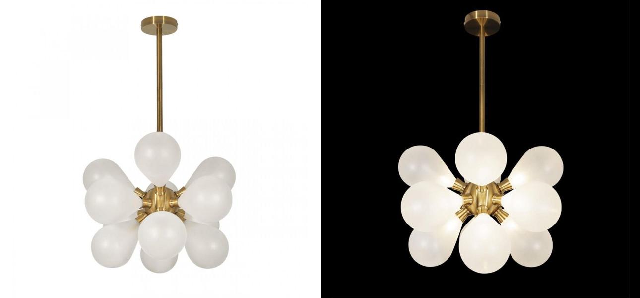 Люстра Simonet Chandelier White 50 см - фото №1