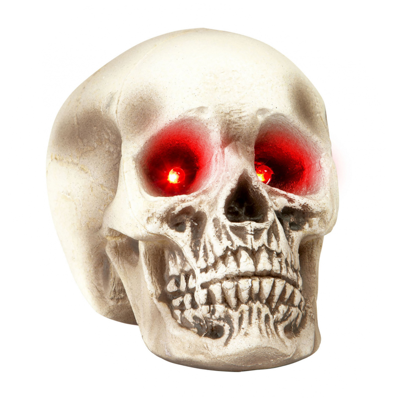 Аксессуар HALLOWEEN Skull Red Eyes Серый в Екатеринбурге | Loft Concept 