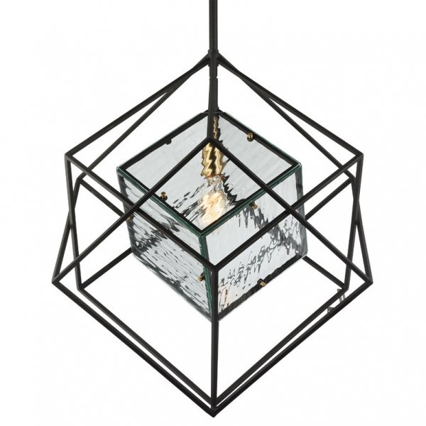 Люстра Glass Cub Pendant 61 Черный в Екатеринбурге | Loft Concept 