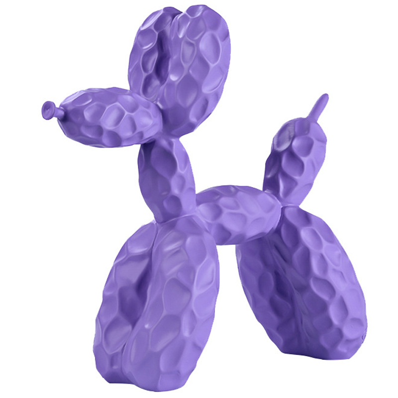 Статуэтка Jeff Koons Balloon Dog Crumpled Lilac Сиреневый в Екатеринбурге | Loft Concept 