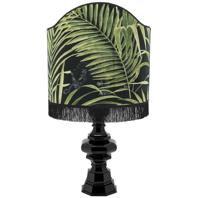 Настольная лампа Table Lamp Empire Scudo Black Green Черный Зеленый в Екатеринбурге | Loft Concept 