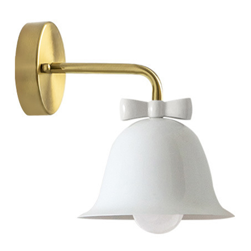 Бра Колокольчик Bell with Bow White Wall Lamp Белый Белый Красный Морская синь Золотой в Екатеринбурге | Loft Concept 