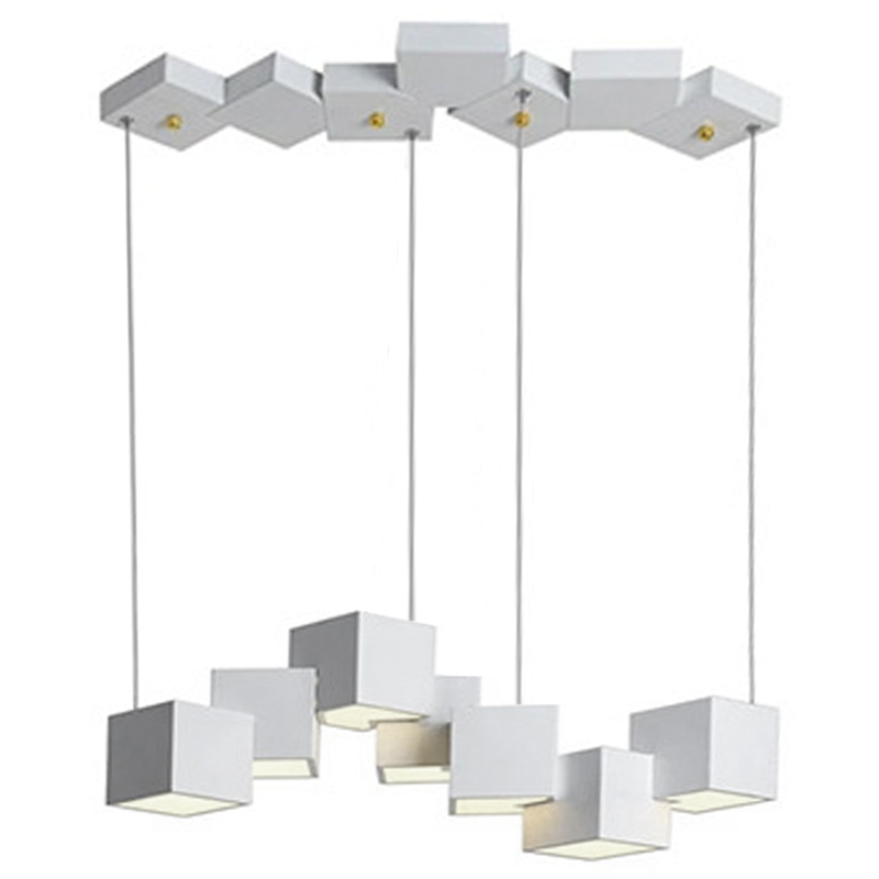 Дизайнерский светодиодный светильник Белый Eight Squares Lamp Белый в Екатеринбурге | Loft Concept 