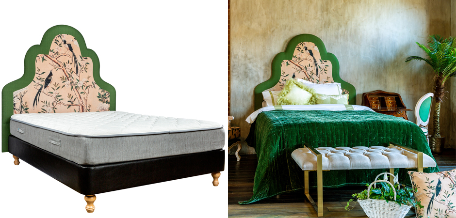 Изголовье для кровати Beige and Green Chinoiserie - Loft-Concept в Екатеринбурге