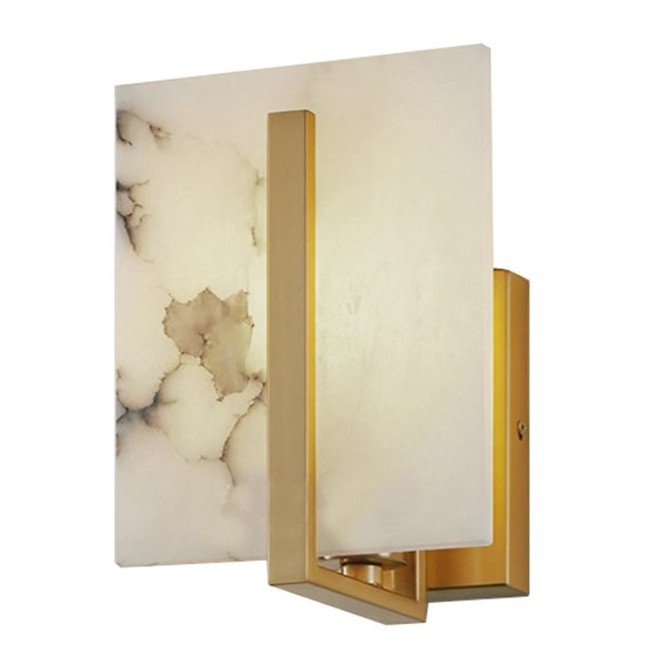 Бра Marble square Wall Lamp Латунь в Екатеринбурге | Loft Concept 