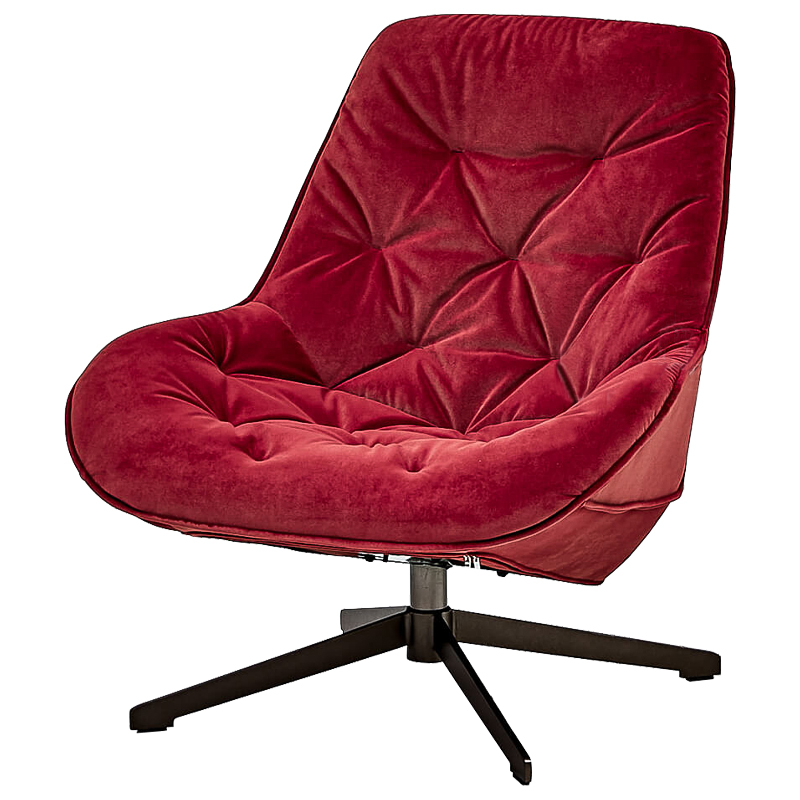 Кресло Vetsera Chair Красный (Red) Черный в Екатеринбурге | Loft Concept 