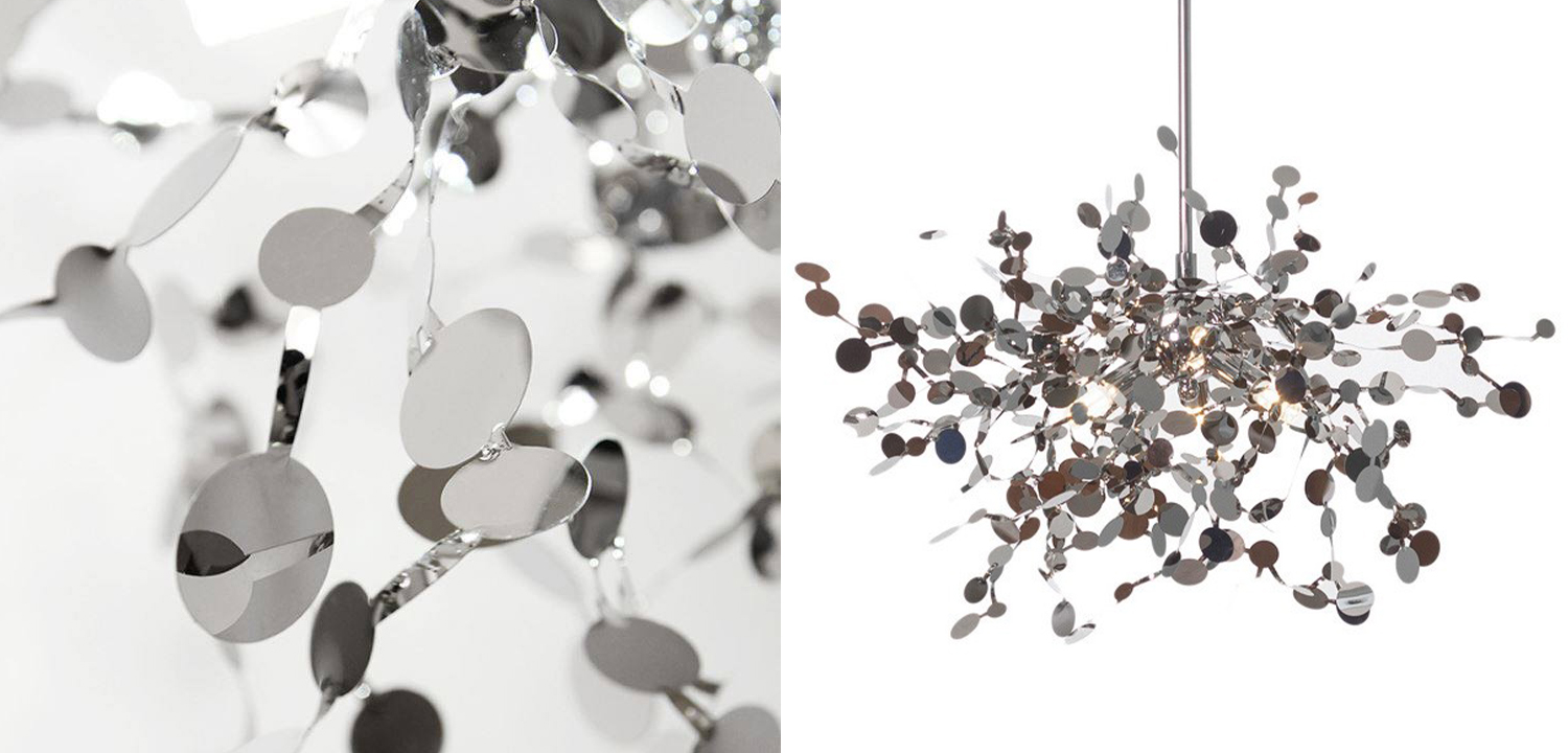 Люстра Terzani Argent Suspension Silver Pendant lamp 40 - фото