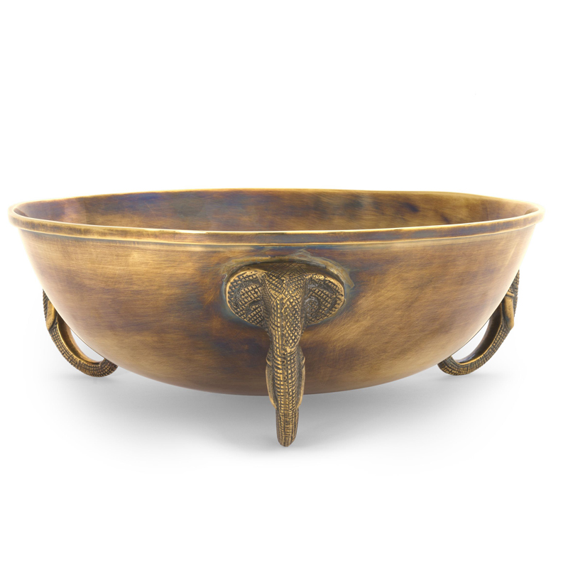 Чаша Eichholtz Bowl Maharaja brass Винтажная латунь в Екатеринбурге | Loft Concept 