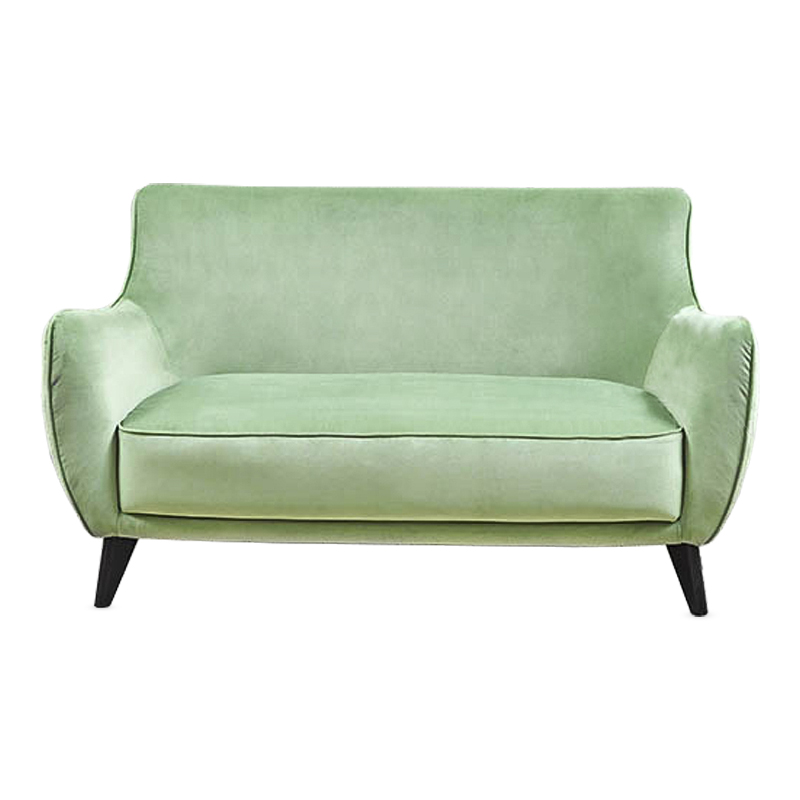 Диван Mint Softness Sofa Зеленый шалфей Черный в Екатеринбурге | Loft Concept 